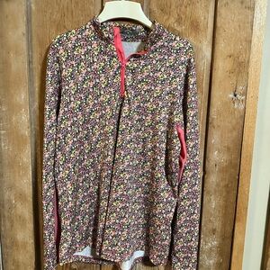 Callaway Apparel WOMENS MINI FLORAL PRINTED POLO